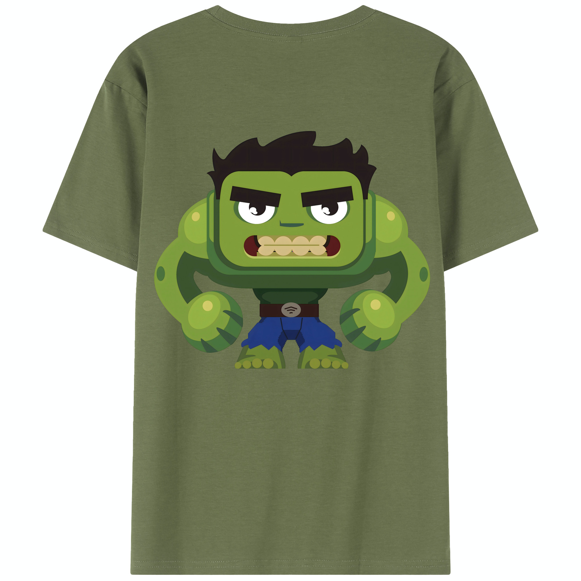 （画像用） アベンジャーズ The Avengers 綿100％半袖Tシャツ（背面プリント）